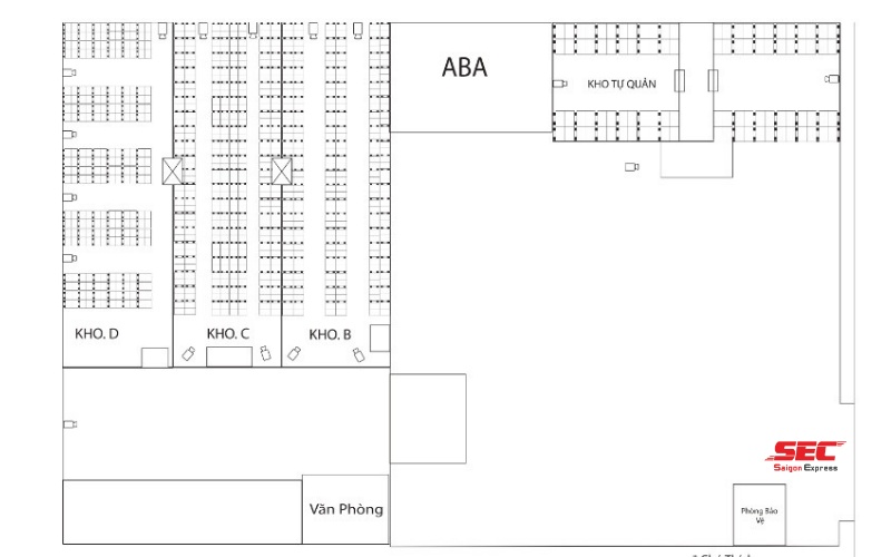 Cách vẽ sơ đồ kho hàng và các mẫu sơ đồ kho đơn giản cho thủ kho