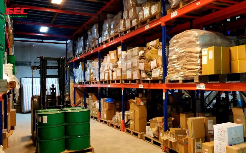 Hệ thống kho hàng lưu trữ hóa chất của SEC Warehouse